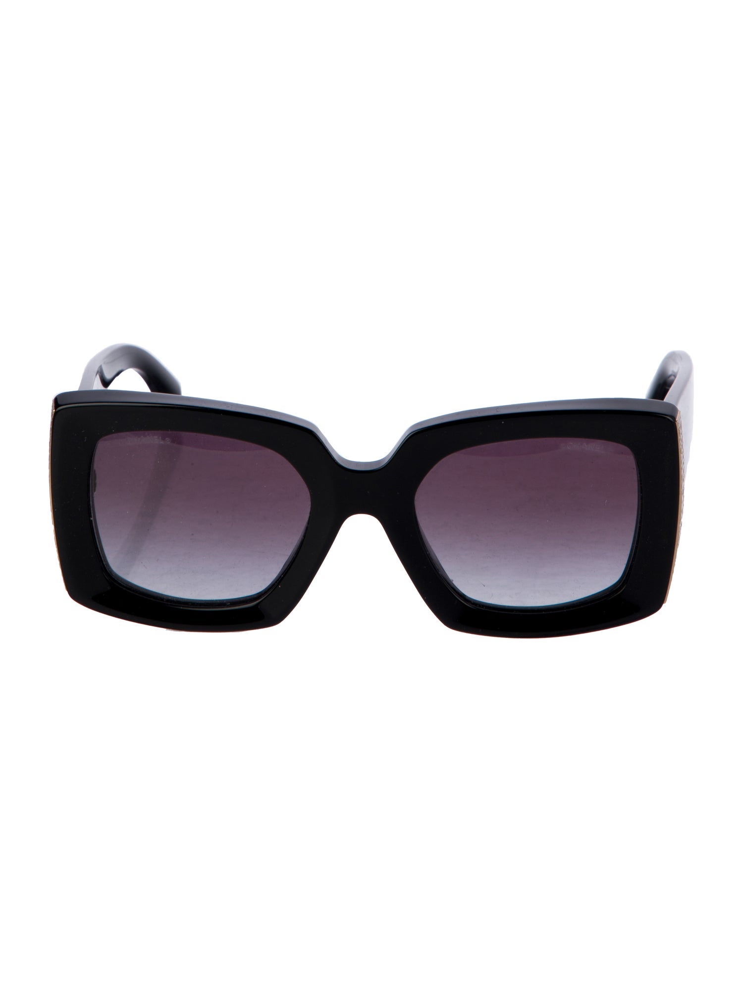 Chanel Interlocking CC Logo Square Sunglasses