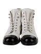 Chanel 2020 Interlocking CC Logo Combat Boots