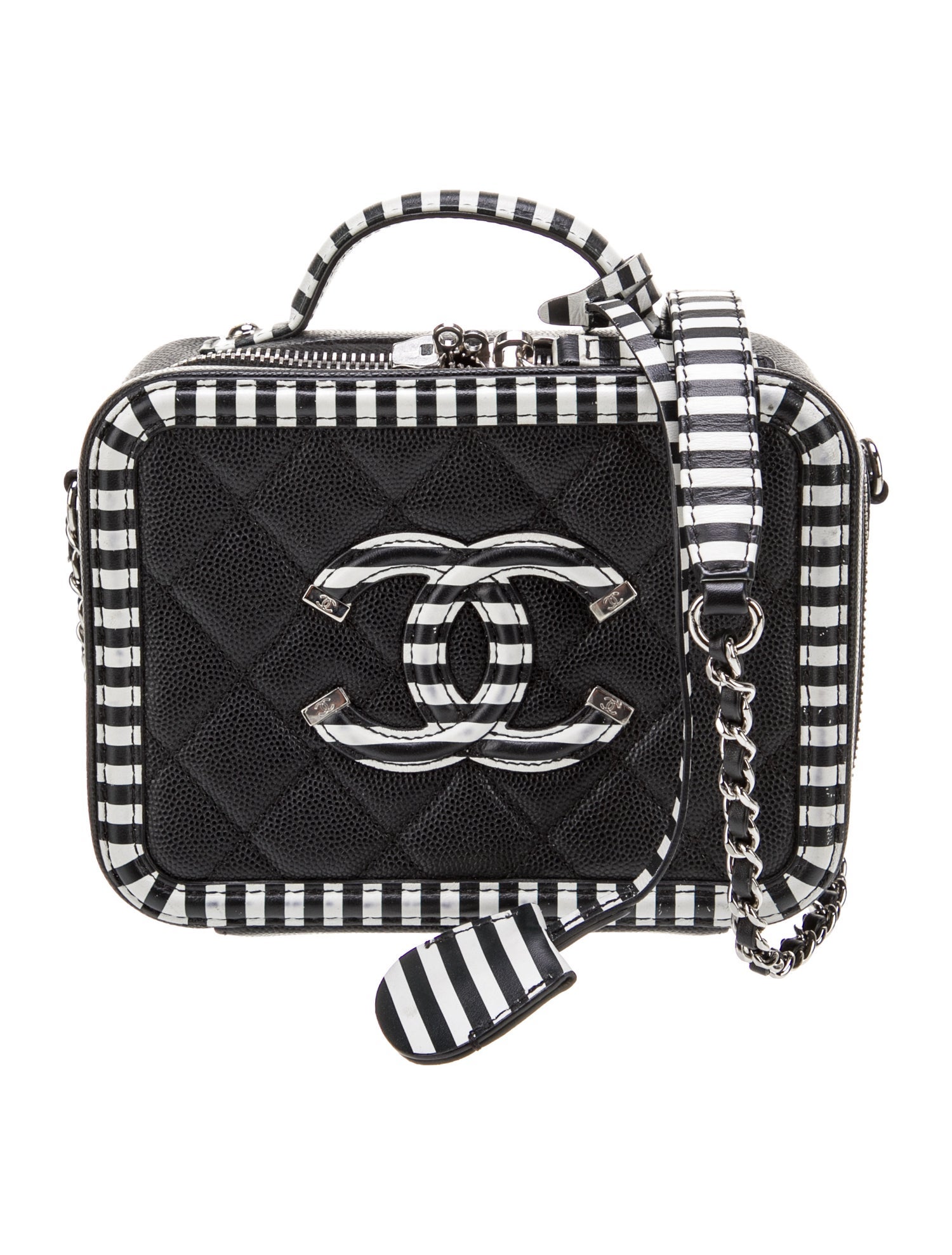 Chanel Small Filigree Vanity Case