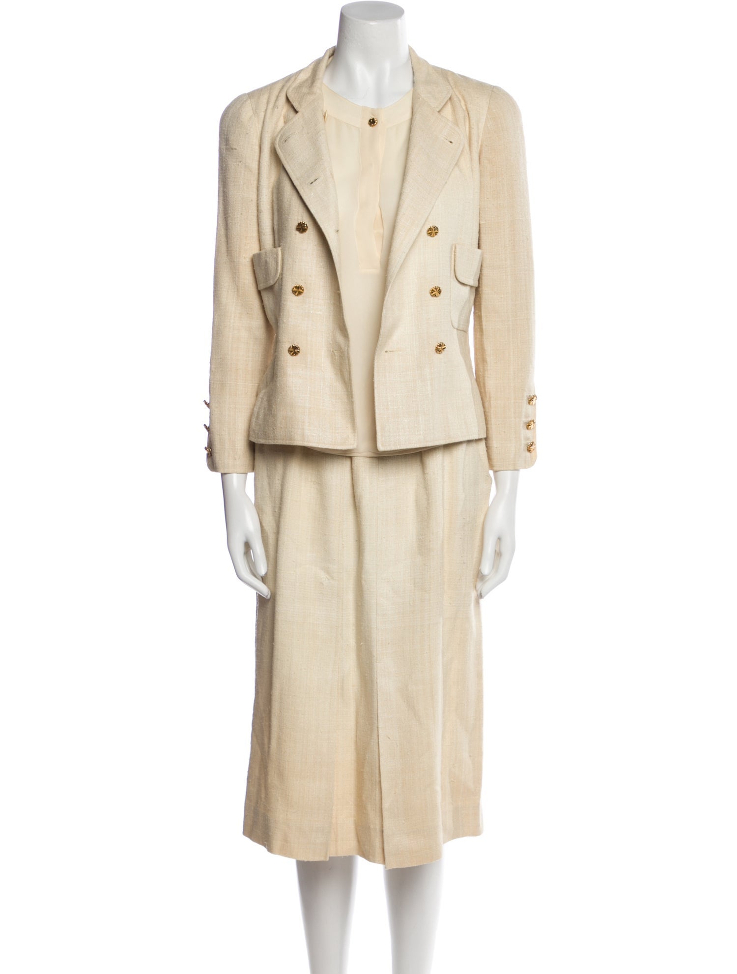 Chanel Vintage 1980's Skirt Suit