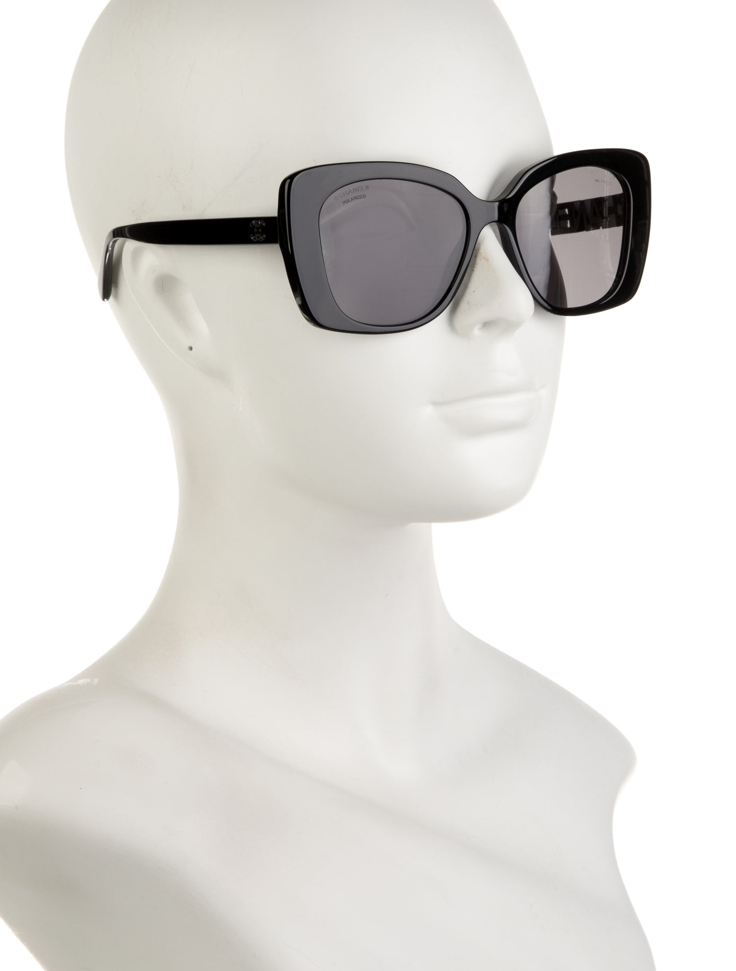 Chanel Interlocking CC Logo Square Sunglasses