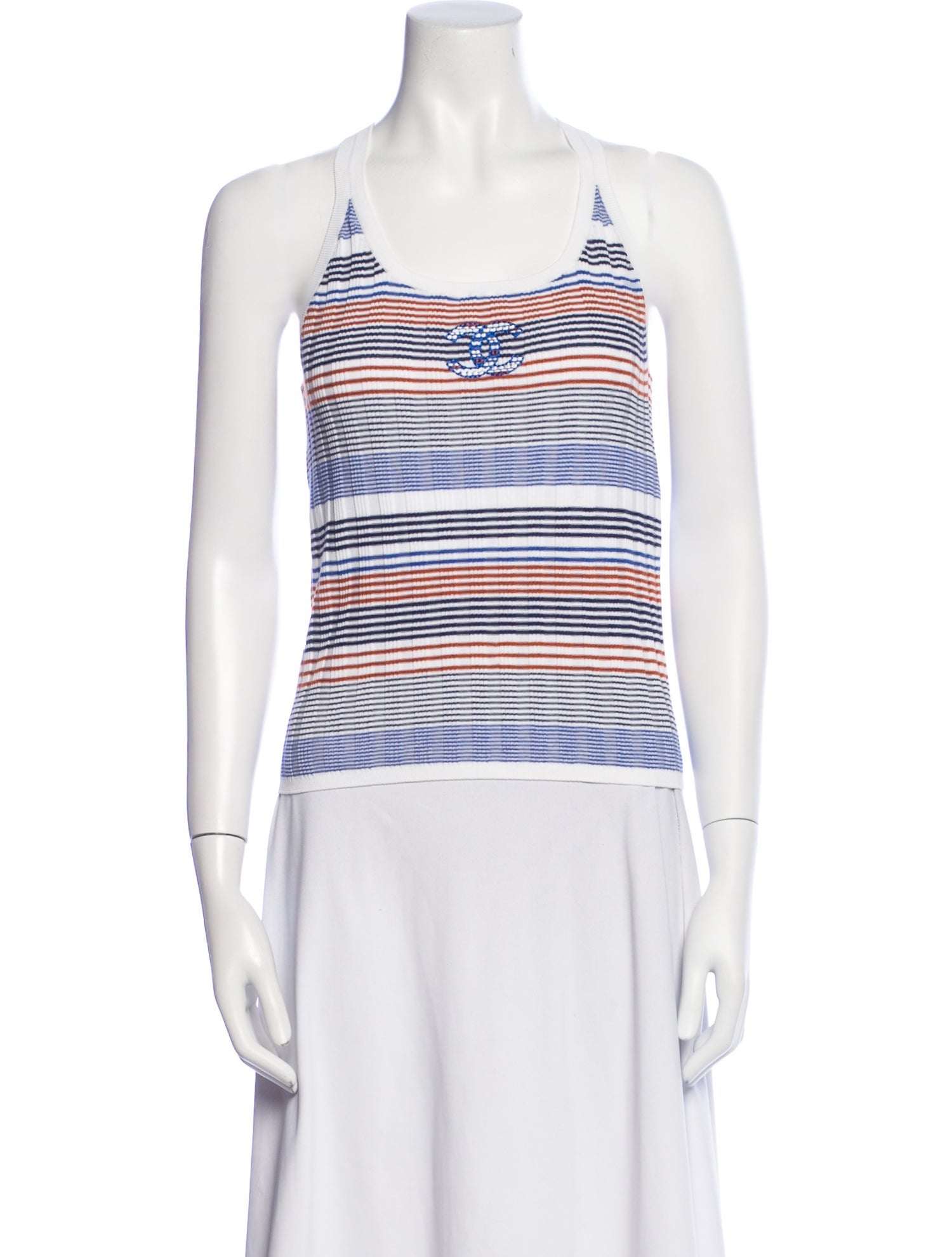 Chanel 2021 Striped Top