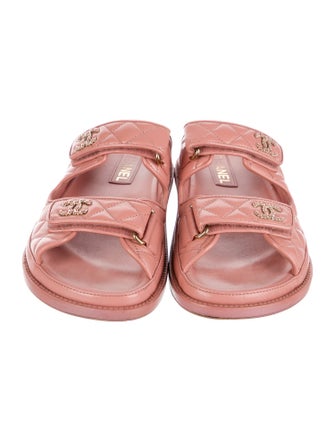 Chanel 2024 Interlocking CC Logo Slides