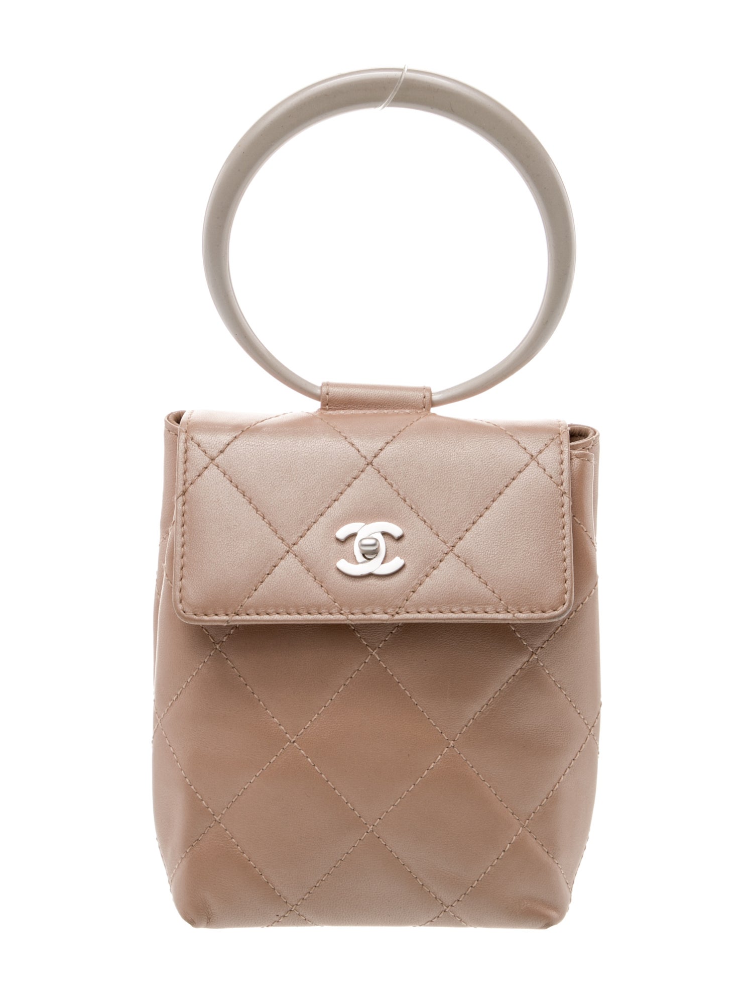 Chanel Quilted Clutch w/ Handle