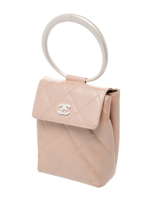 Chanel Quilted Clutch w/ Handle