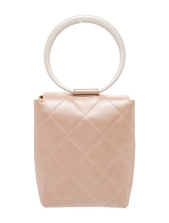 Chanel Quilted Clutch w/ Handle