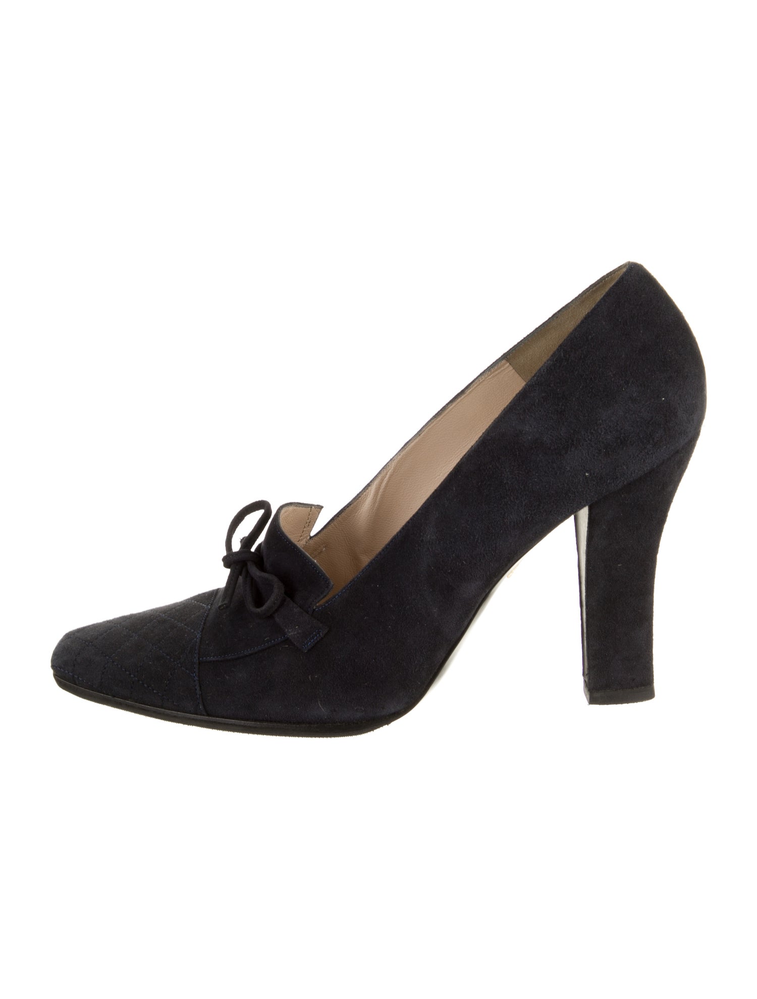 Chanel Vintage Suede Pumps