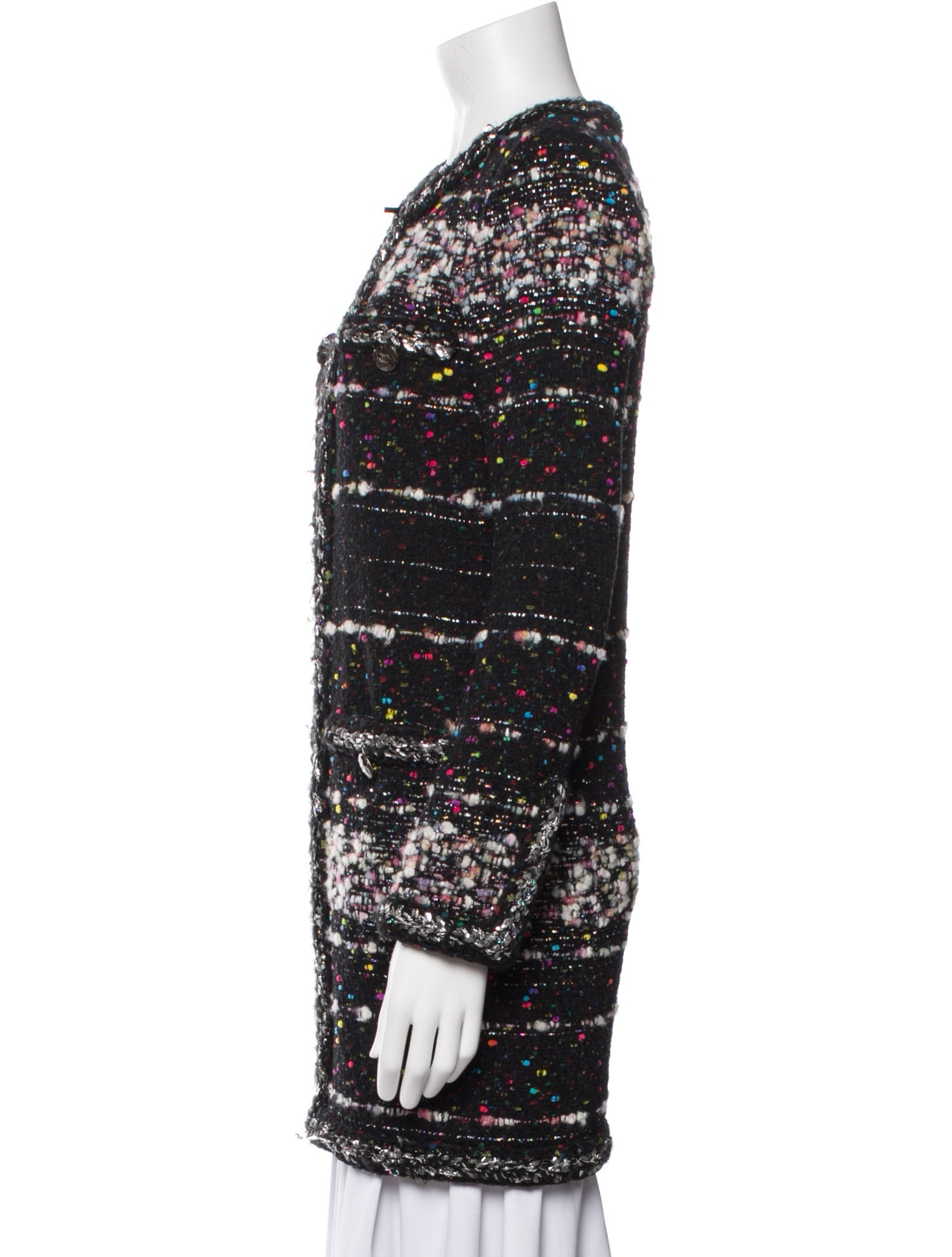 Chanel 2014 Tweed Pattern Coat