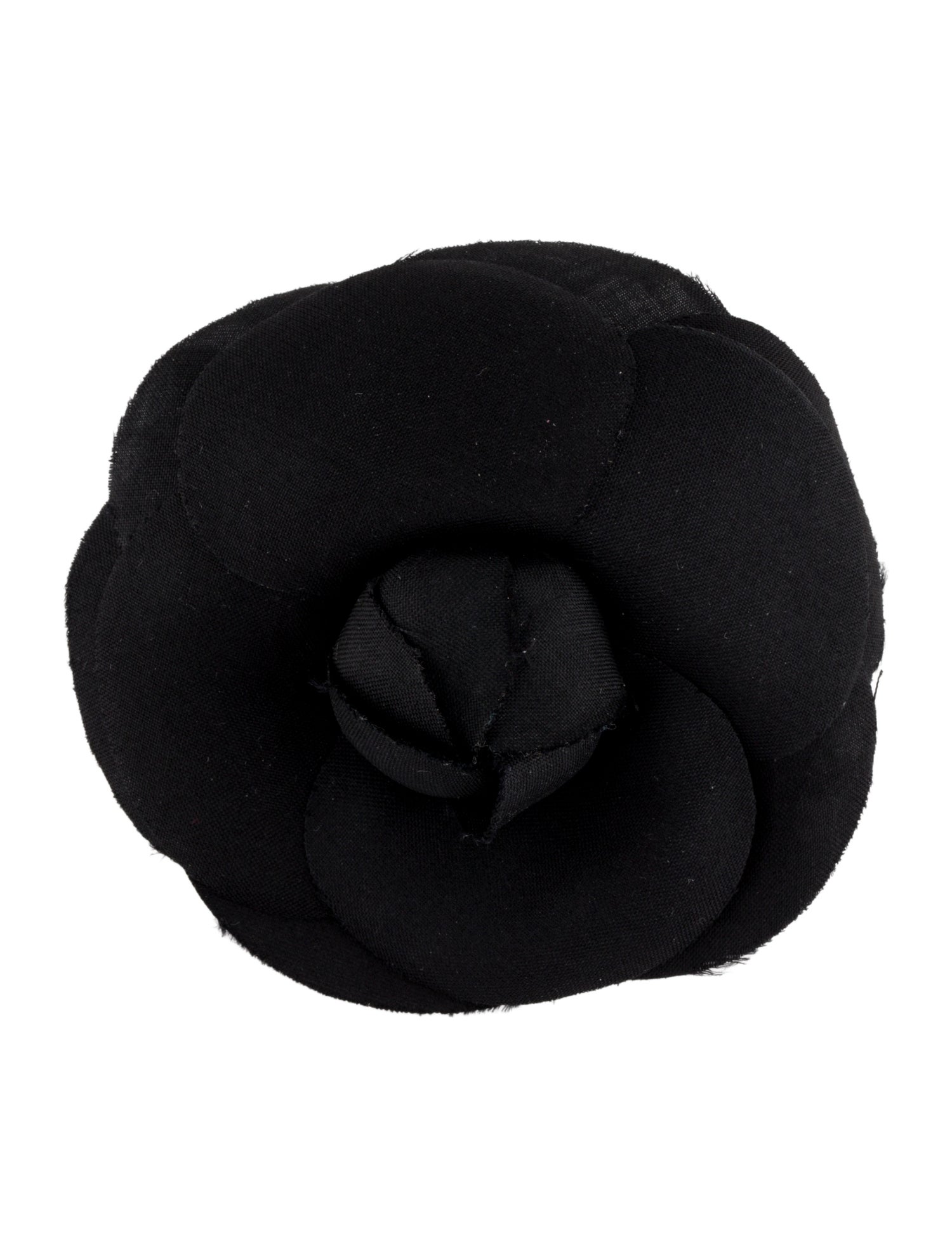 Chanel Small Silk Camellia Brooch