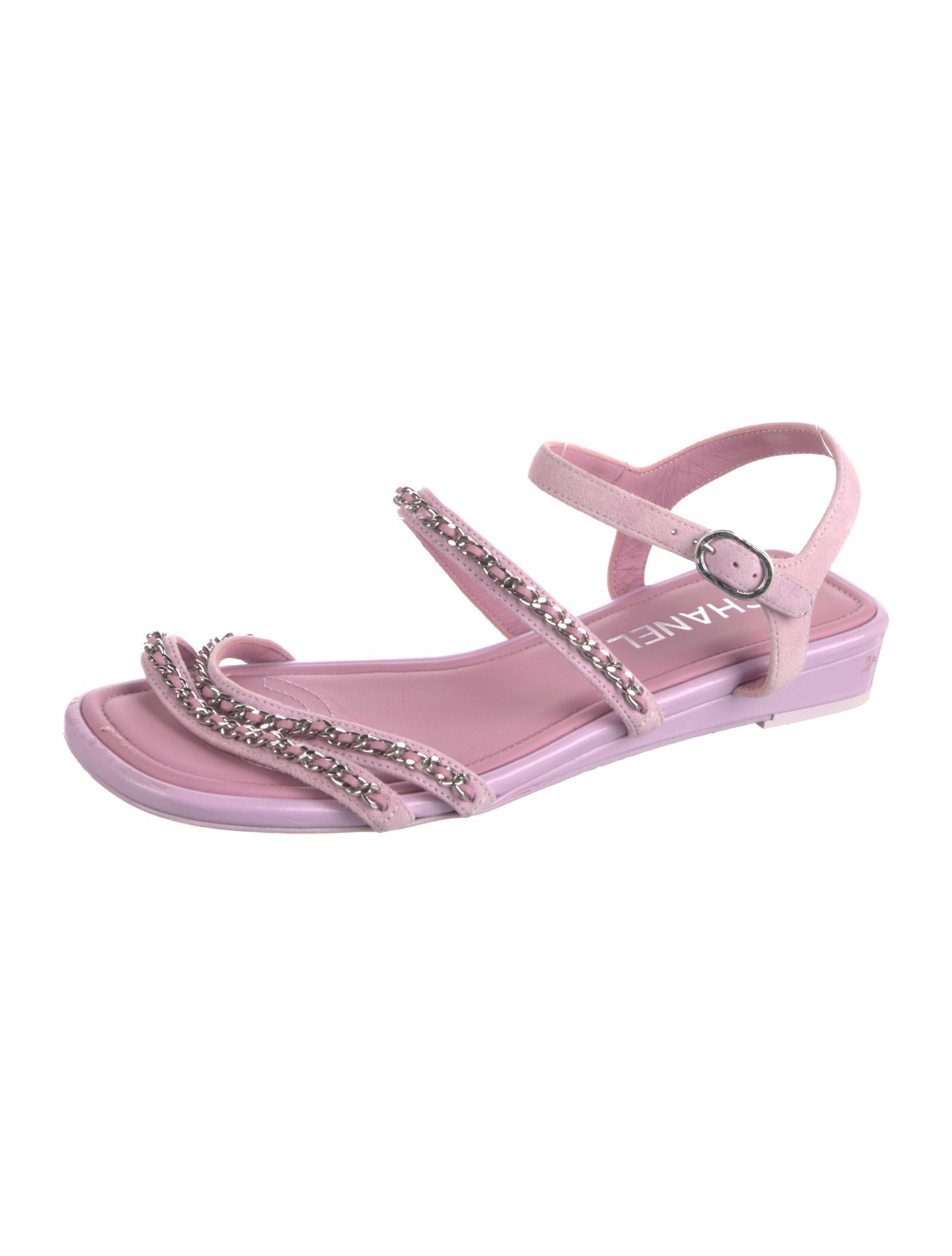 Chanel Gladiator Interlocking CC Logo Sandals