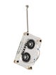 Chanel Resin & Strass Cassette Single Drop Earring