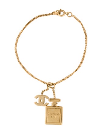 Chanel No. 5 CC Perfume Charm Bracelet