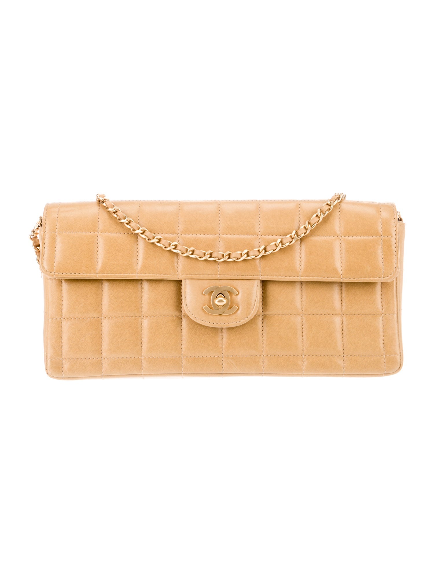 Chanel Square Quilt E/W Flap Bag