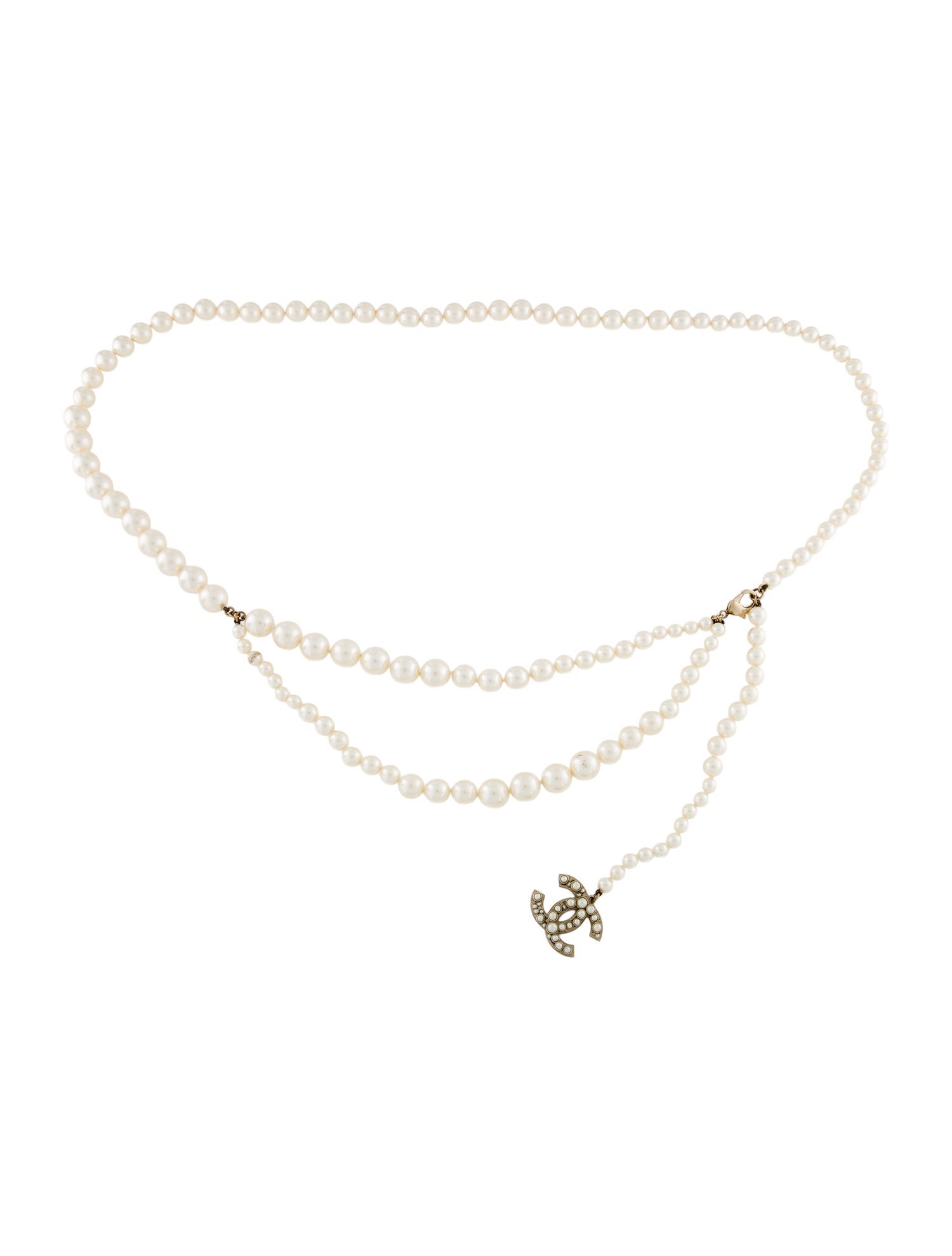 Chanel 2014 Interlocking CC Logo Waist Belt