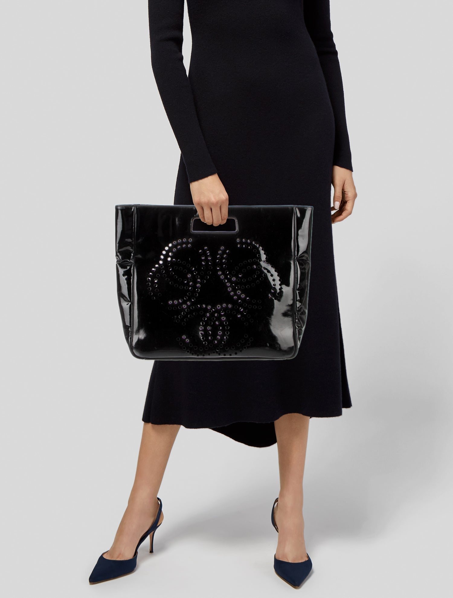 Chanel Perforated CC Handle Bag