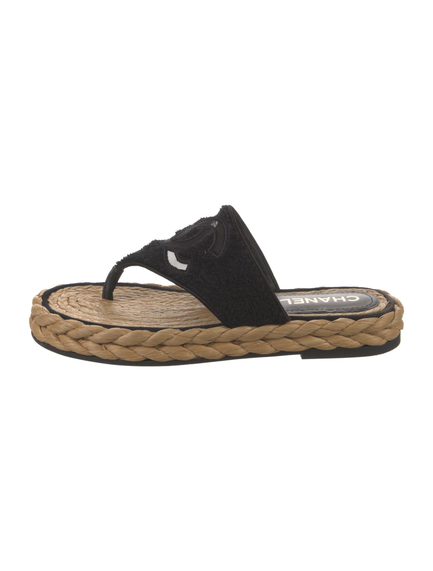 Chanel 2022 Interlocking CC Logo Espadrilles