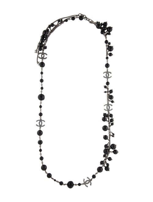 Chanel Resin 'Last Year in Marienbad' CC Necklace