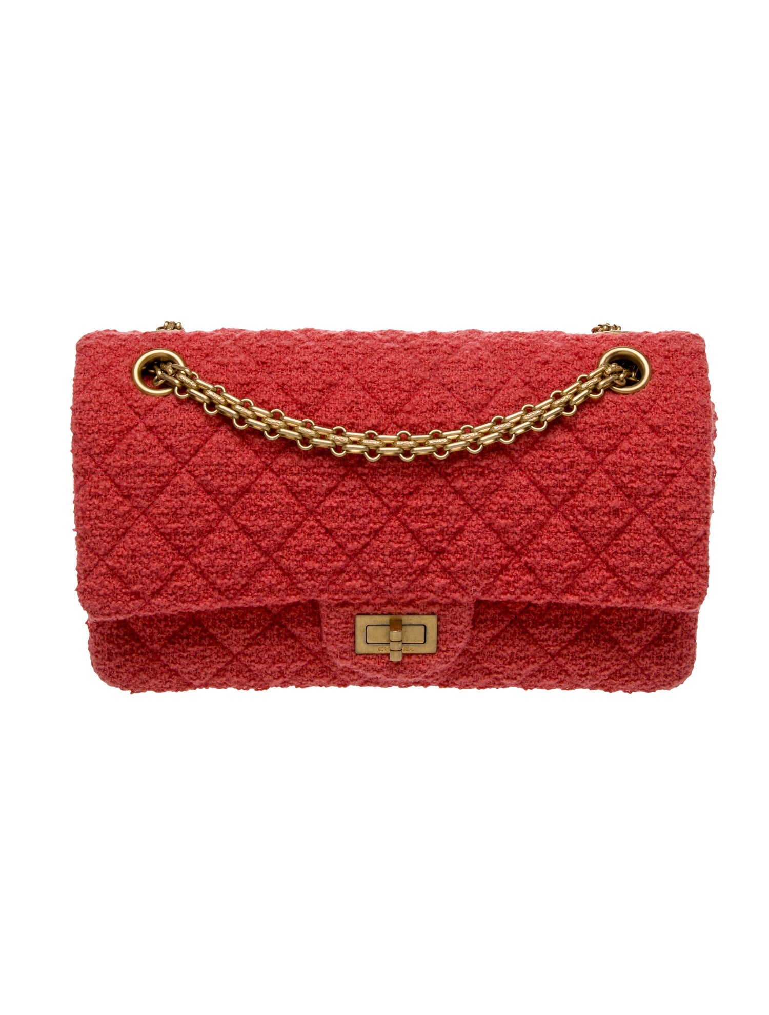 Chanel Tweed Reissue 225 Double Flap Bag