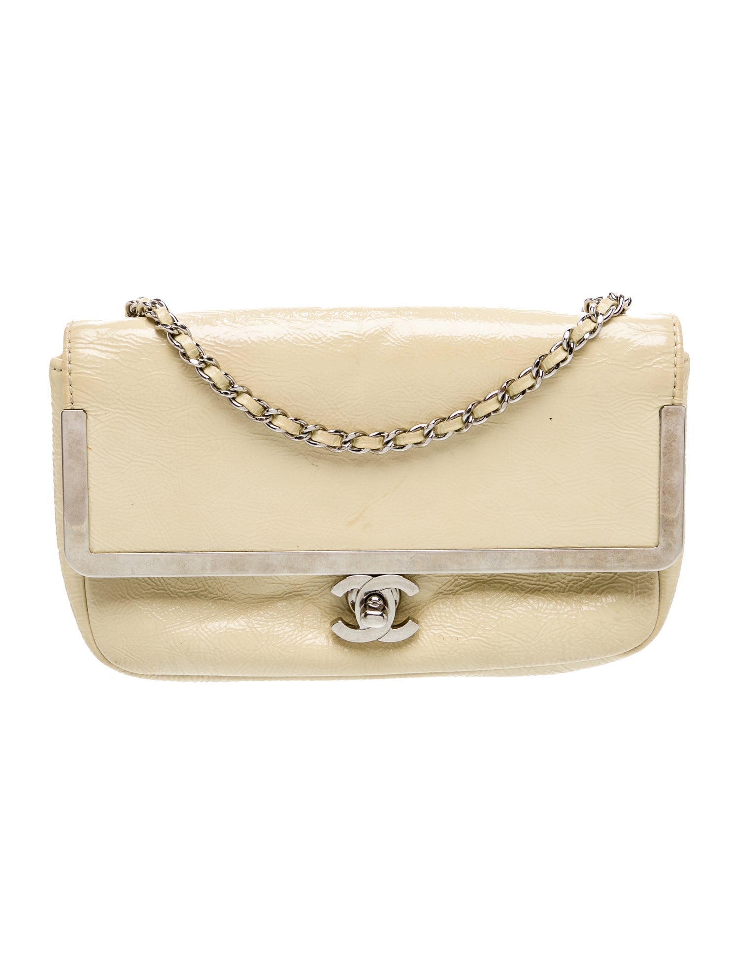 Chanel Patent CC Frame Flap Bag