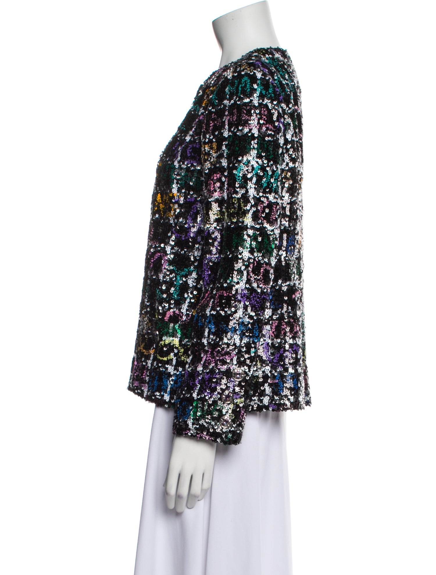 Chanel 2022 Printed Evening Jacket
