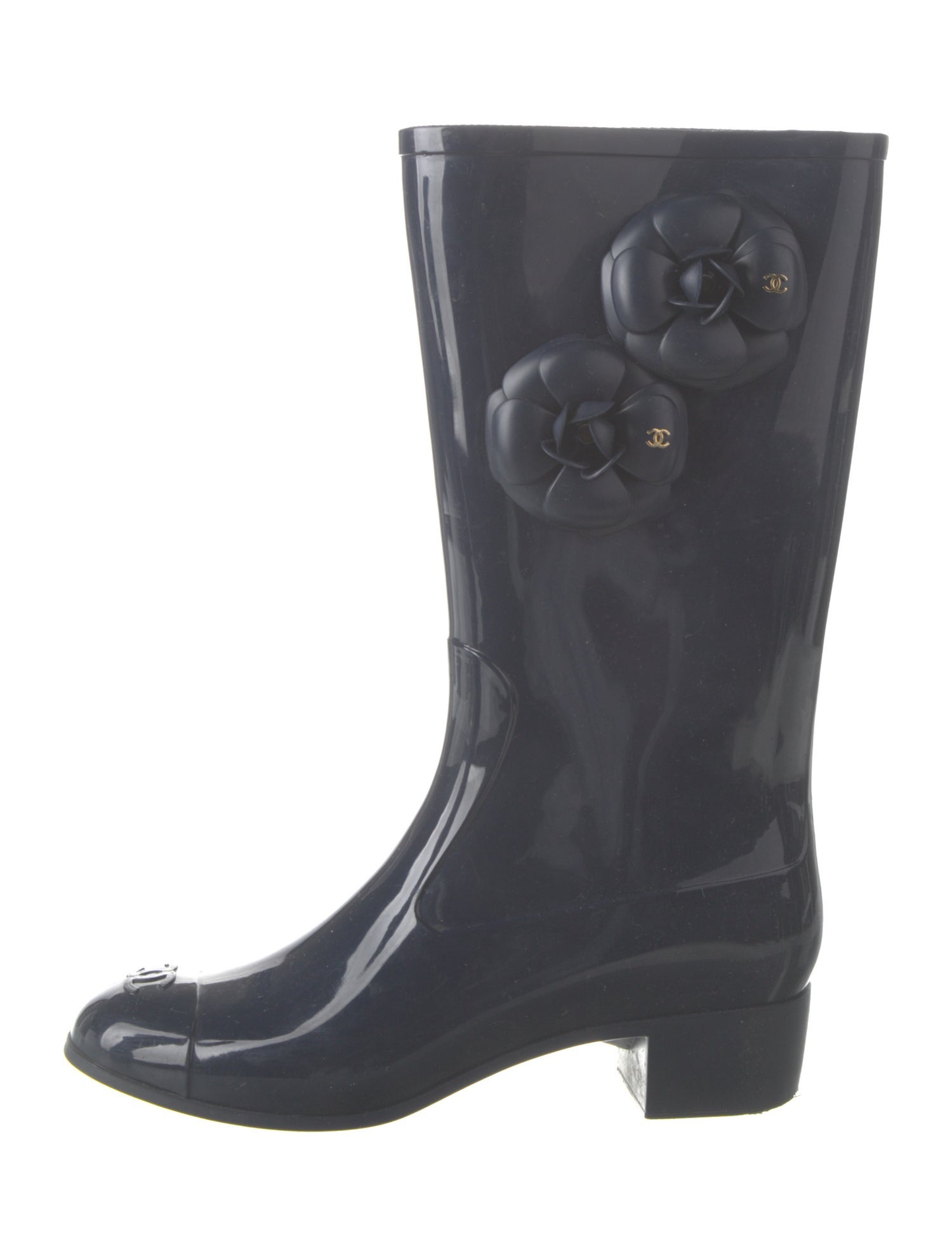 Chanel Vintage 2010 Rain Boots