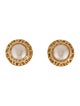 Chanel Vintage Faux Pearl Clip-On Earrings
