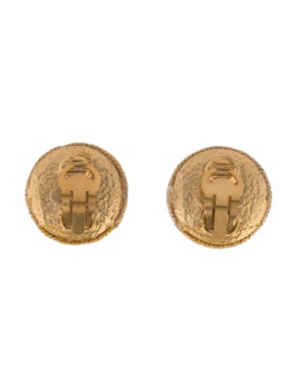 Chanel Vintage Faux Pearl Clip-On Earrings