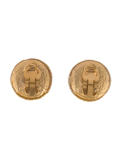 Chanel Vintage Faux Pearl Clip-On Earrings