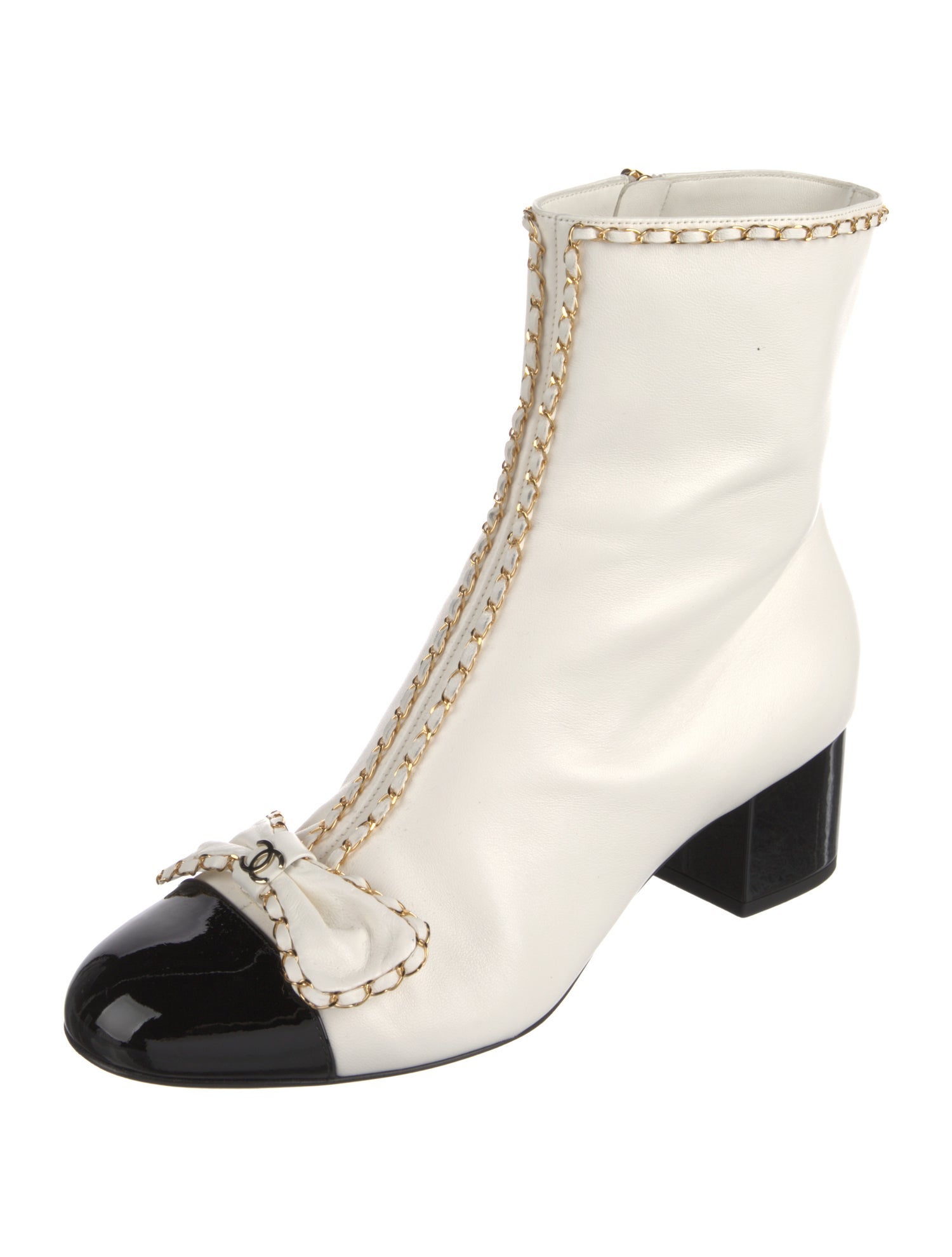 Chanel 2024 Interlocking CC Logo Boots