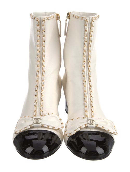 Chanel 2024 Interlocking CC Logo Boots