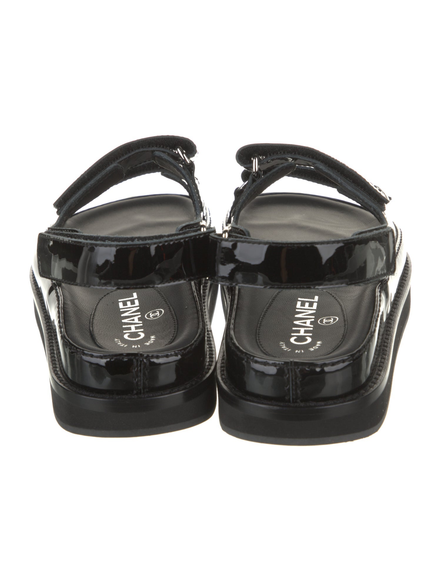 Chanel 2016 Interlocking CC Logo Sandals