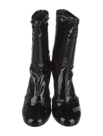 Chanel 2015 Interlocking CC Logo Boots