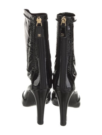 Chanel 2015 Interlocking CC Logo Boots