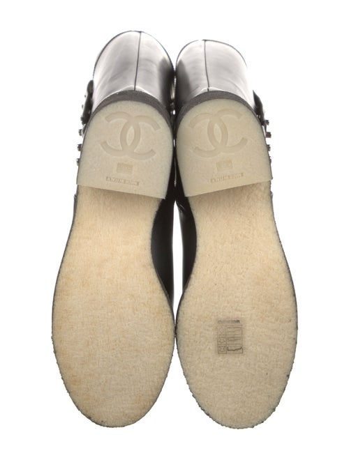 Chanel Interlocking CC Logo Calfskin Riding Boots