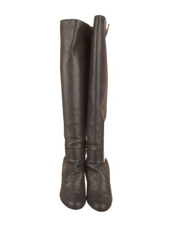 Chanel 2011 Interlocking CC Logo Boots