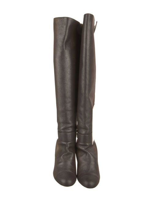 Chanel 2011 Interlocking CC Logo Boots