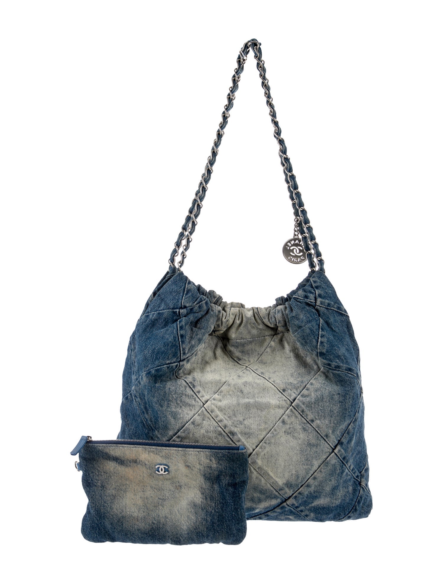 Chanel Denim 22 Hobo