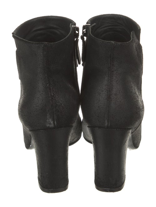 Chanel Interlocking CC Logo Suede Boots