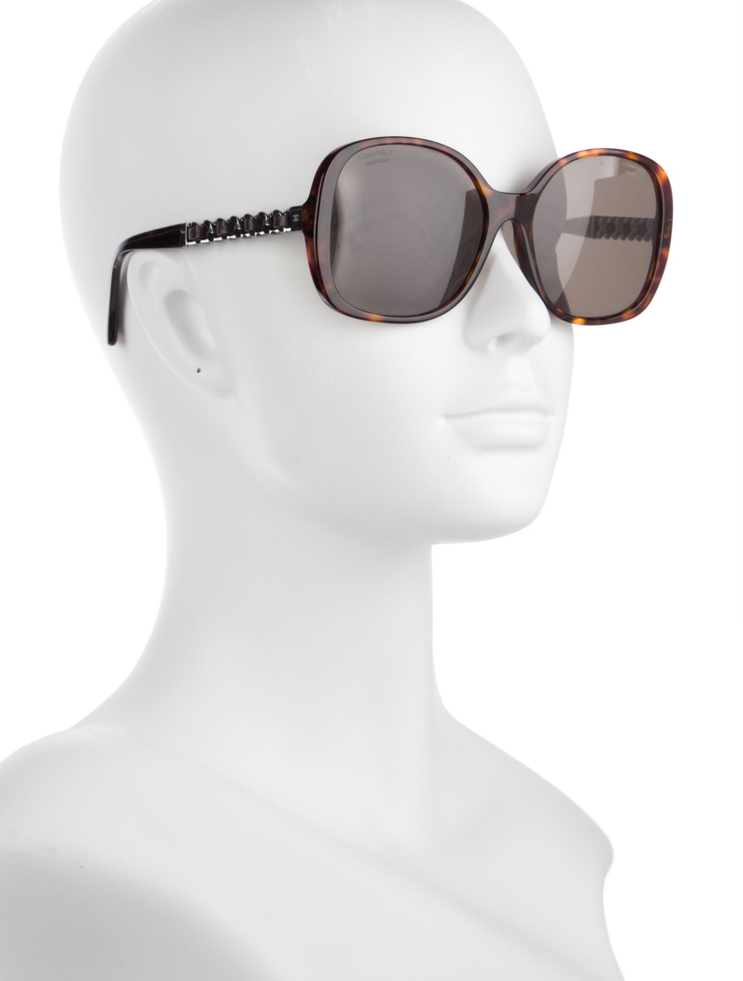 Chanel Interlocking CC Logo Square Sunglasses