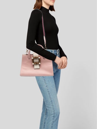 Gucci Faux Pearl Bamboo Buckle Bag