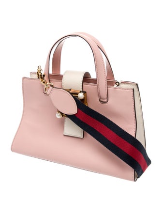 Gucci Faux Pearl Bamboo Buckle Bag