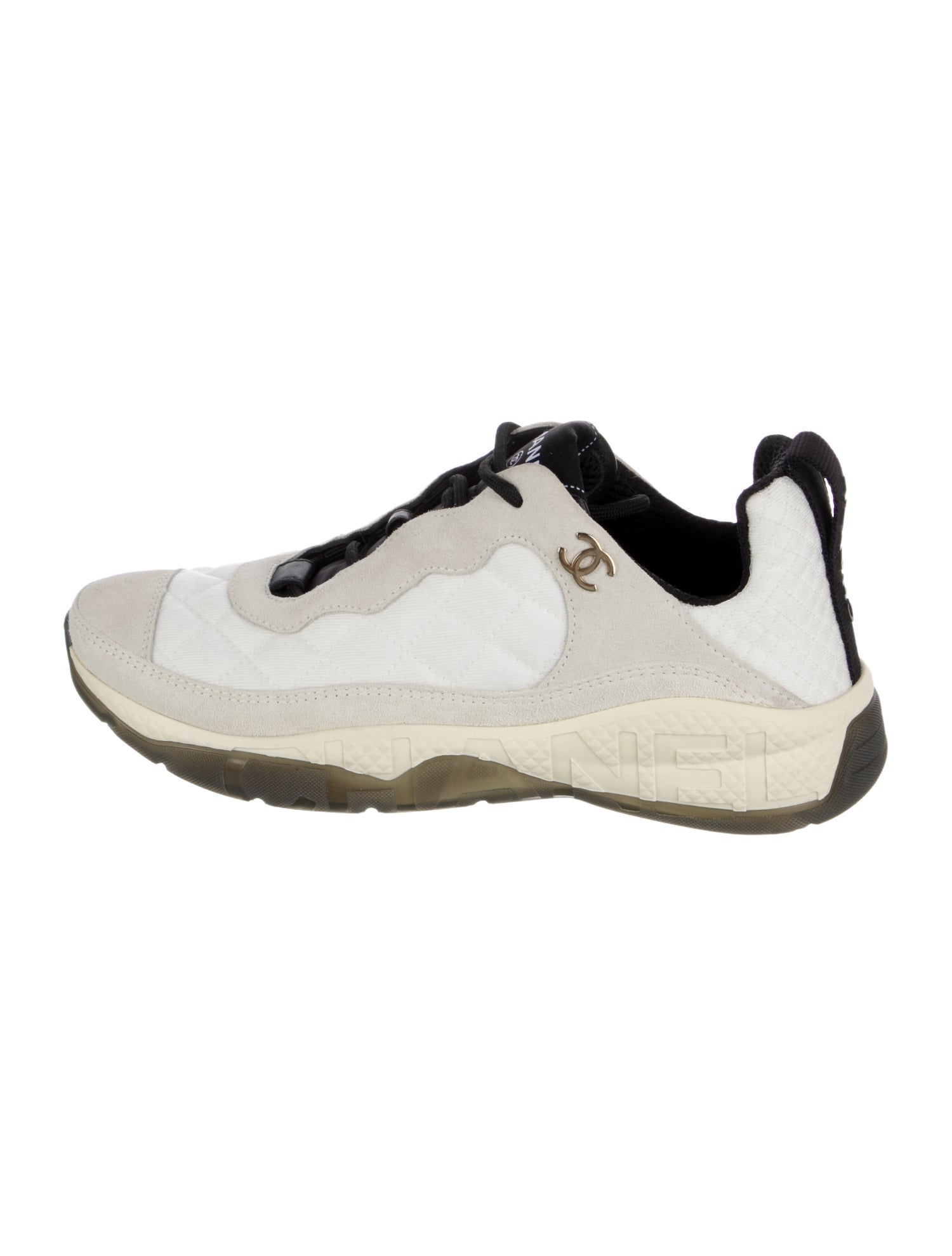 Chanel Interlocking CC Logo Mesh Sneakers