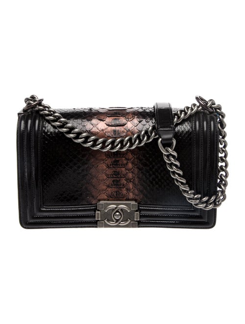 Chanel Medium Python Boy Bag