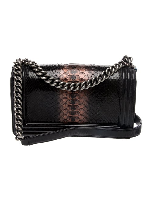 Chanel Medium Python Boy Bag