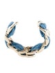 Chanel 2025 Denim CC Cuff Bracelet