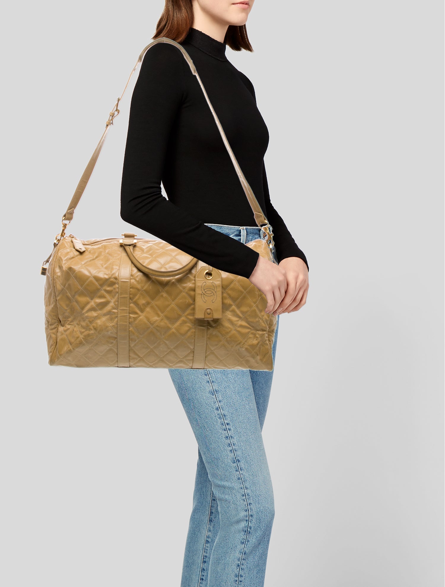 Chanel Quilted Duffle Bag