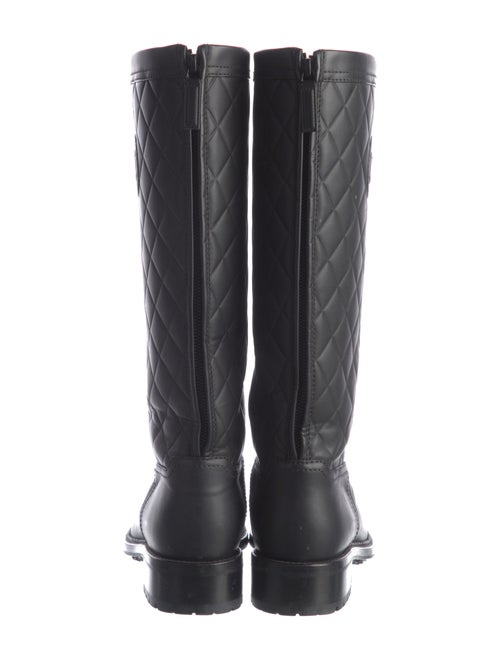 Chanel 2014 Interlocking CC Logo Rain Boots