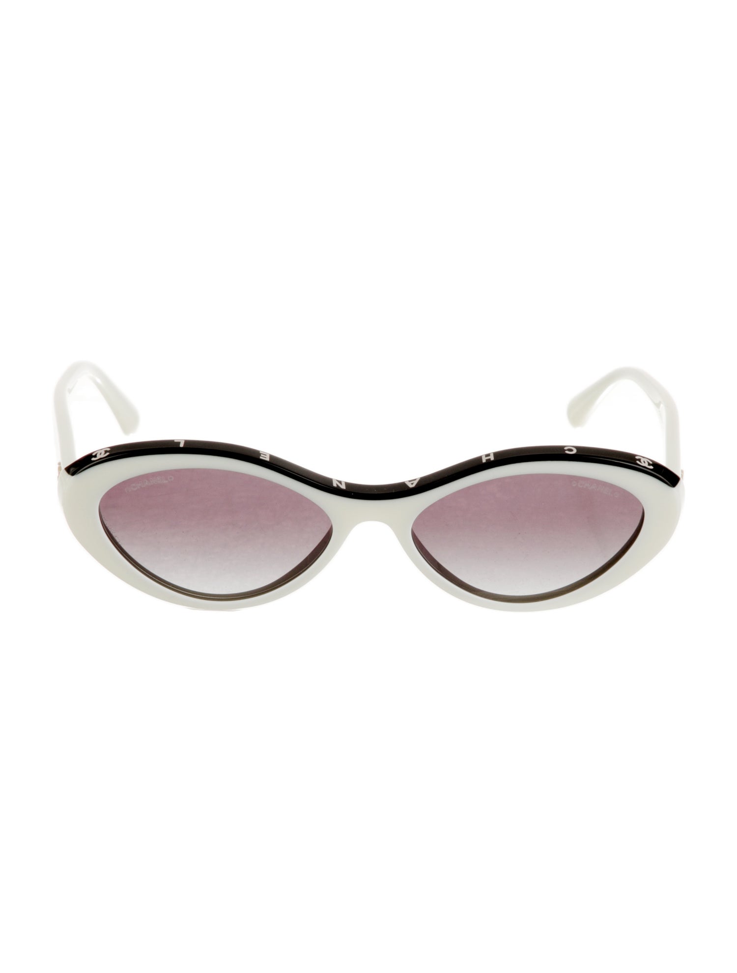 Chanel Interlocking CC Logo Cat-Eye Sunglasses