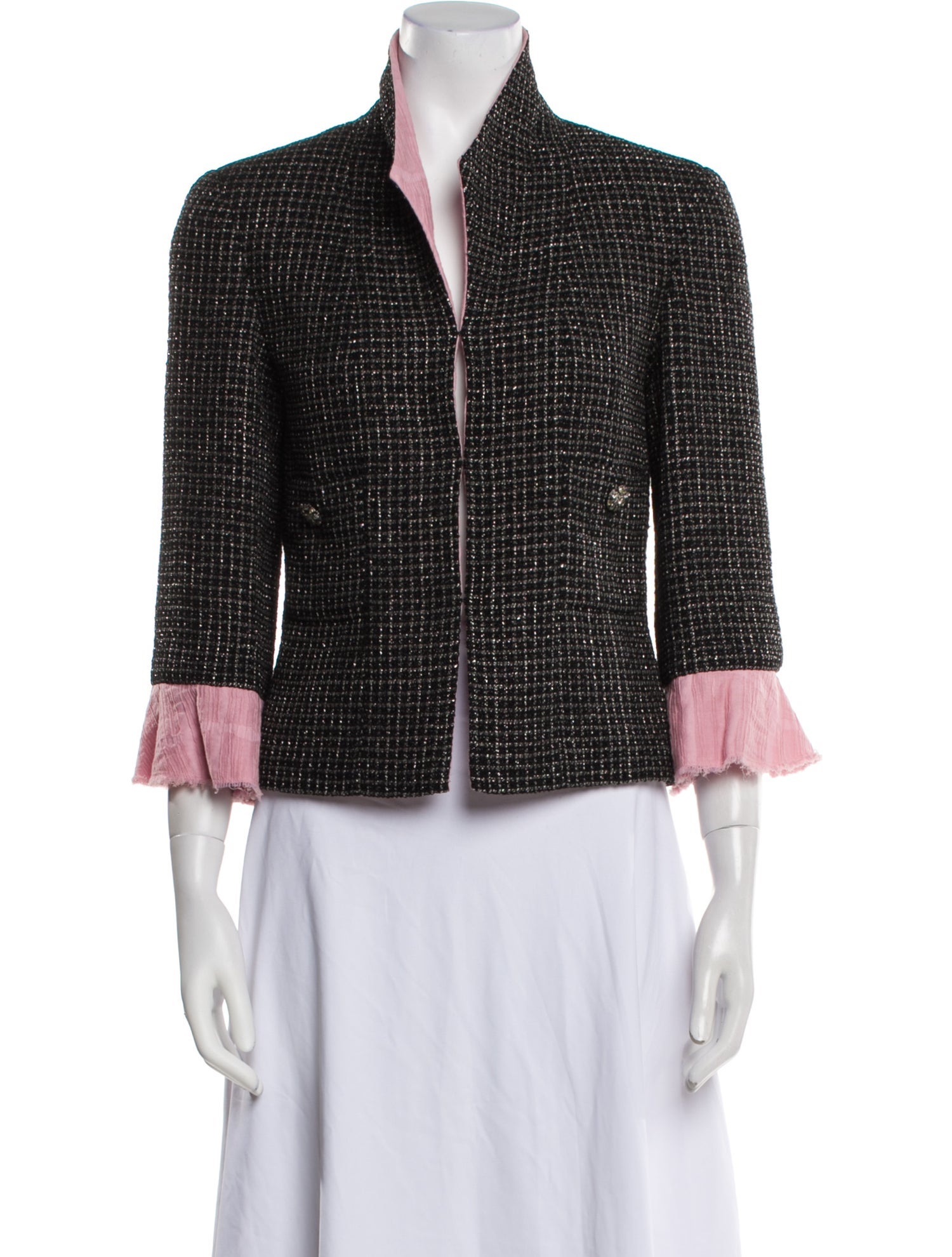 Chanel 2012 Tweed Pattern Blazer