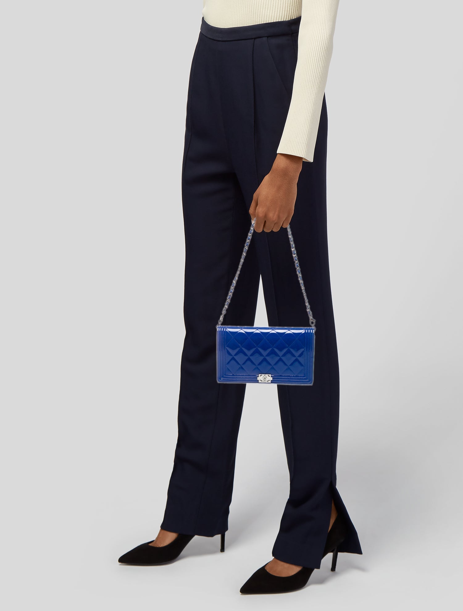 Chanel Boy Wallet On Chain Clutch w/ Removable Strap